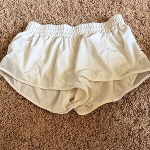 Amazon Essentials White Layered Athletic Shorts